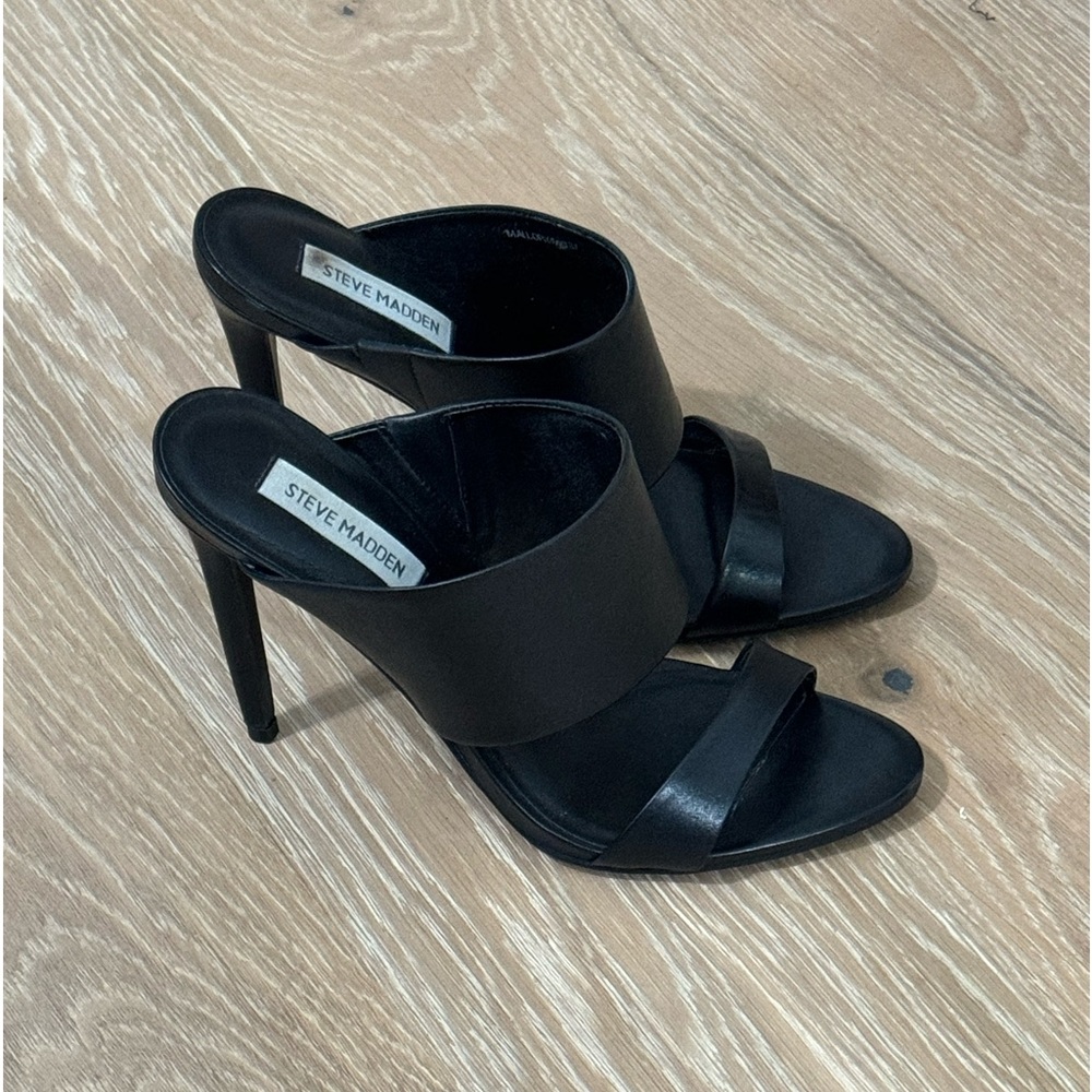Steve Madden Mallory Black Sandal